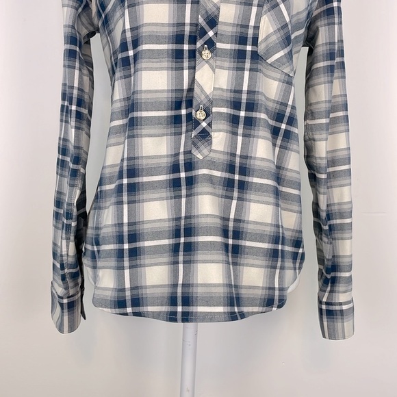 Mountain Hardware Women’s Blue, Gray, White Plaid Long Sleeve Shirt. Size Small. - Picture 3 of 13